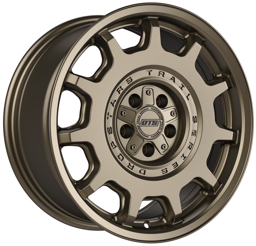 17X8 Dropstars 607BZ Satin Bronze 5x4.25/108 5x4.5/114.3 35mm