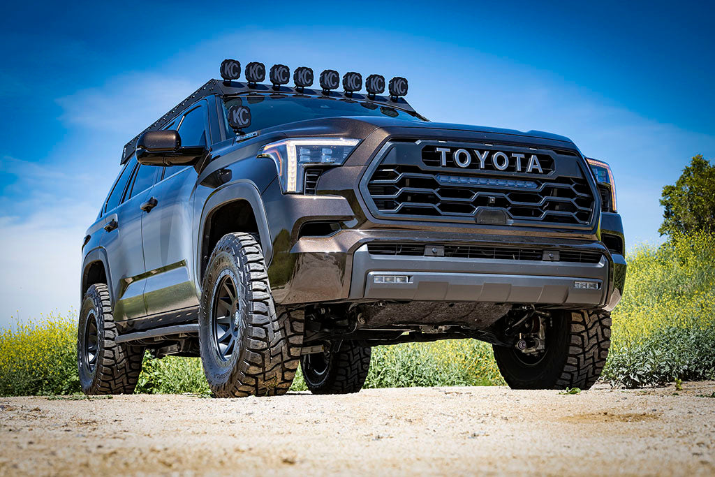 ICON 2022-2025 Toyota Tundra 1.25-3.5" Lift/2023-2025 Sequoia 3-4.5" Lift, Front, V.S. 2.5 Series Coilover Kit, Remote Reservoir w/ CDCV, Pair 58770c