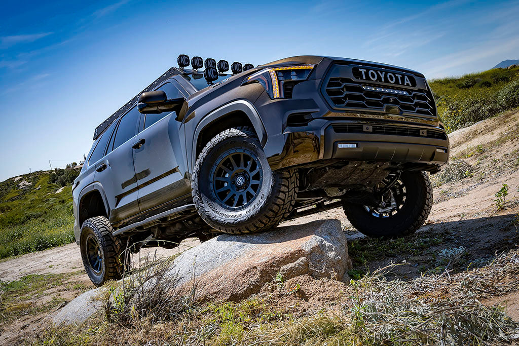 ICON 2022-2025 Toyota Tundra 1.25-3.5" Lift/2023-2025 Sequoia 3-4.5" Lift, Front, V.S. 2.5 Series Coilover Kit, Remote Reservoir w/ CDCV, Pair 58770c
