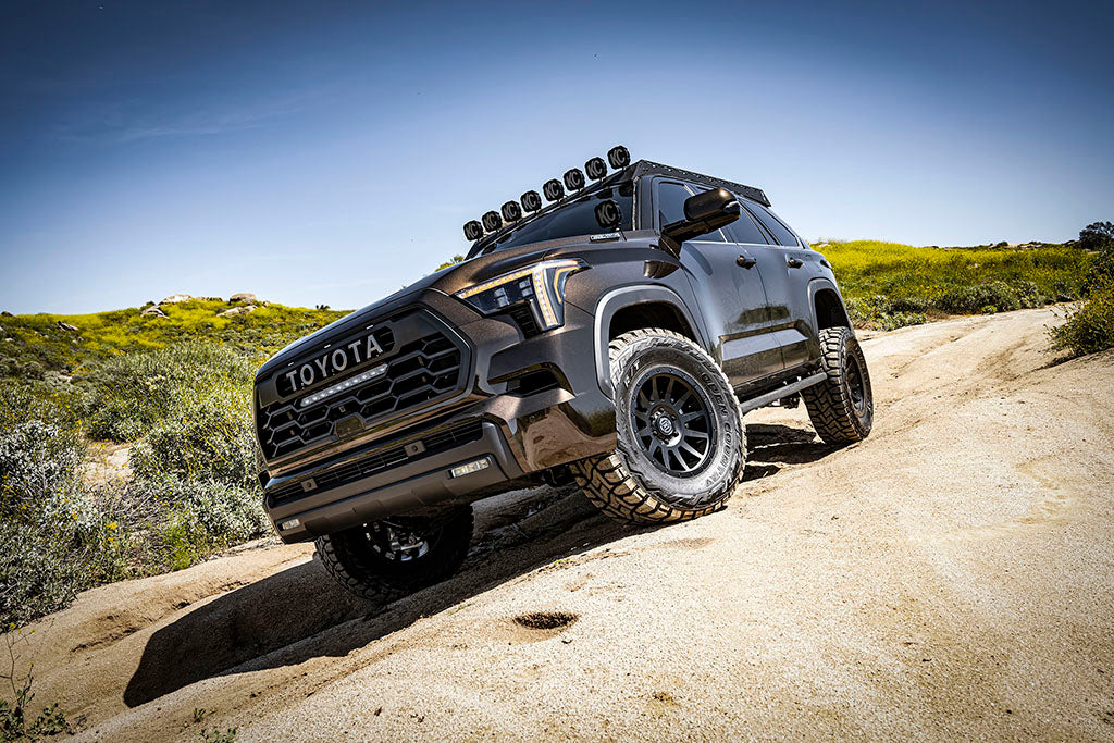 ICON 2022-2025 Toyota Tundra 1.25-3.5" Lift/2023-2025 Sequoia 3-4.5" Lift, Front, V.S. 2.5 Series Coilover Kit, Remote Reservoir w/ CDCV, Pair 58770c