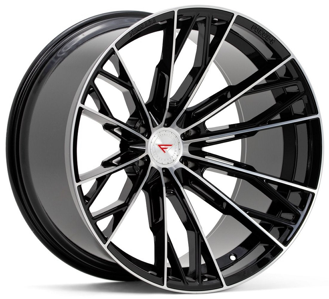 20x10 Ferrada Forge-8 Off-Road FTR11 Machine Black (Rotary Forged) 6x135 -18mm - Flex Offroad