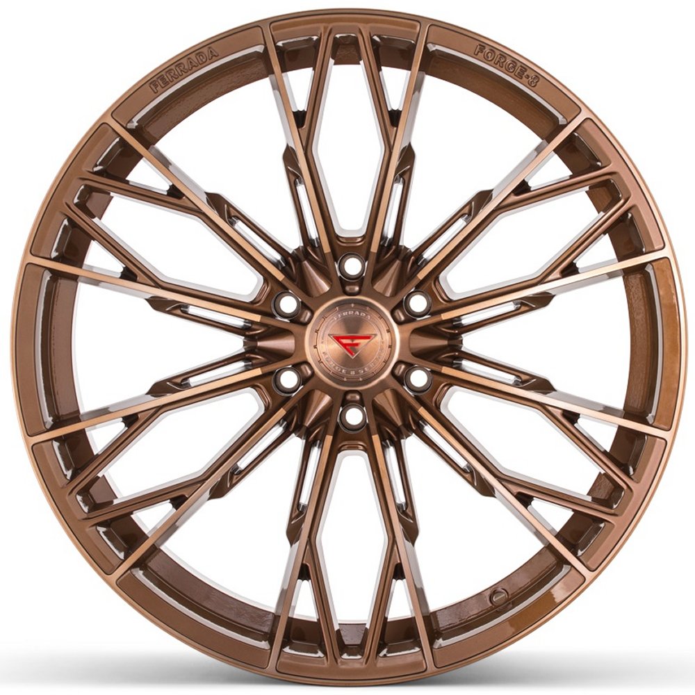 20x10 Ferrada Forge-8 Off-Road FTR11 Machine Cobre (Rotary Forged) 6x135 -18mm - Flex Offroad