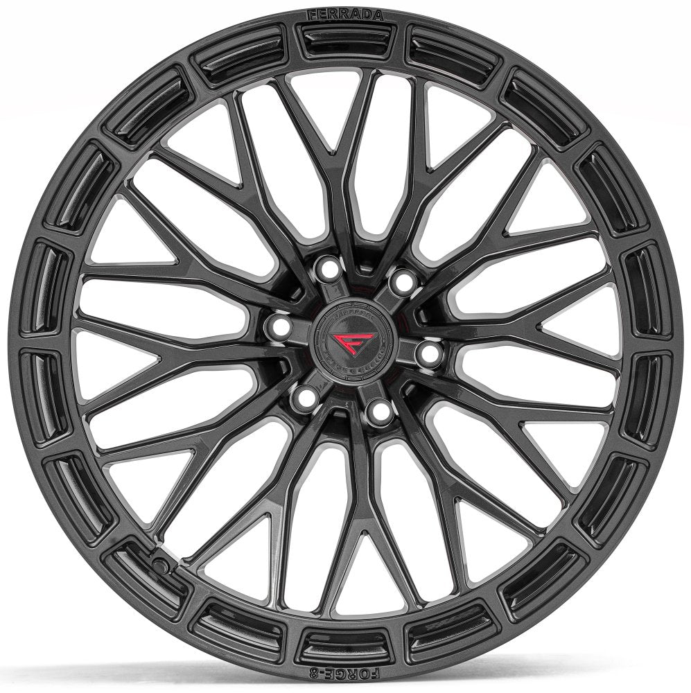 20x9.5 Ferrada Forge-8 Off-Road FTR12 Gloss Graphite (Rotary Forged) 6x135 15mm - Flex Offroad