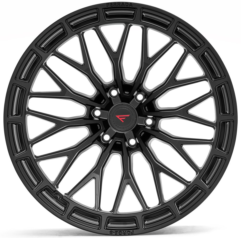 20x10 Ferrada Forge-8 Off-Road FTR12 Noir Black (Rotary Forged) 6x135 -18mm - Flex Offroad