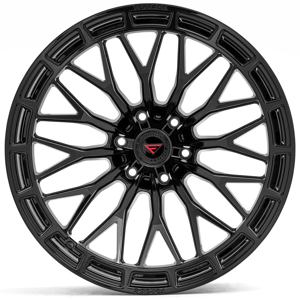 22x10 Ferrada Forge-8 Off-Road FTR12 Obsidian Black (Rotary Forged) 6x5.5/139.7 -18mm - Flex Offroad