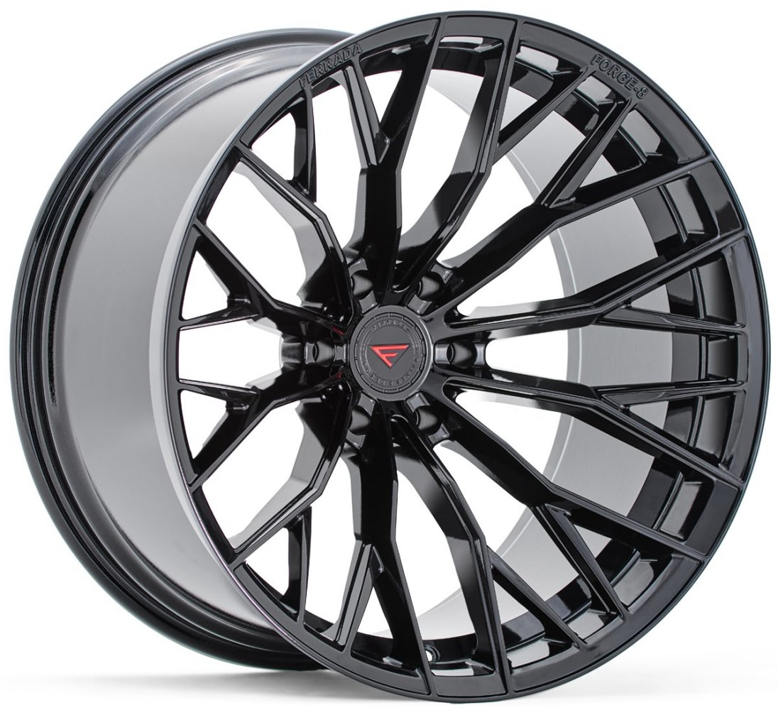 22x10 Ferrada Forge-8 Off-Road FTR9 Obsidian Black (Rotary Forged) 6x5.5/139.7 -18mm - Flex Offroad