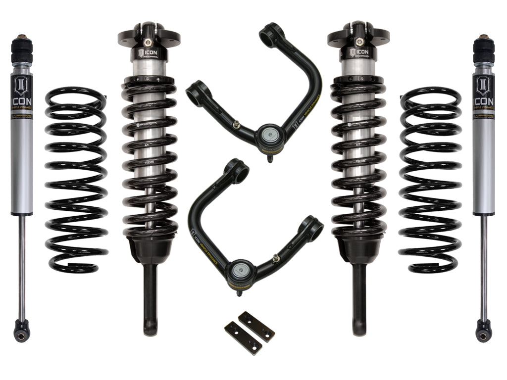 ICON 2010-2024 Toyota 4Runner/2010-2014 Toyota FJ Cruiser, 0-3.5" Lift Stage 2 Suspension System, Tubular UCA k53062t