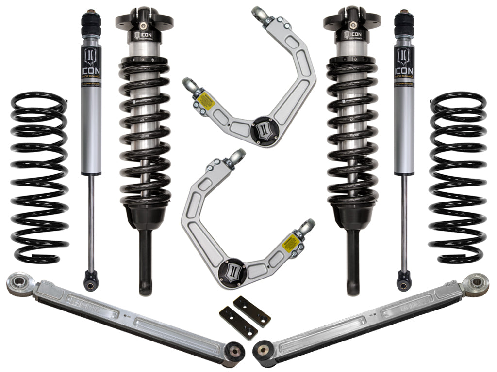 ICON 2010-2024 Toyota 4Runner/2010-2014 Toyota FJ Cruiser, 0-3.5" Lift Stage 3 Suspension System, Billet UCA k53063