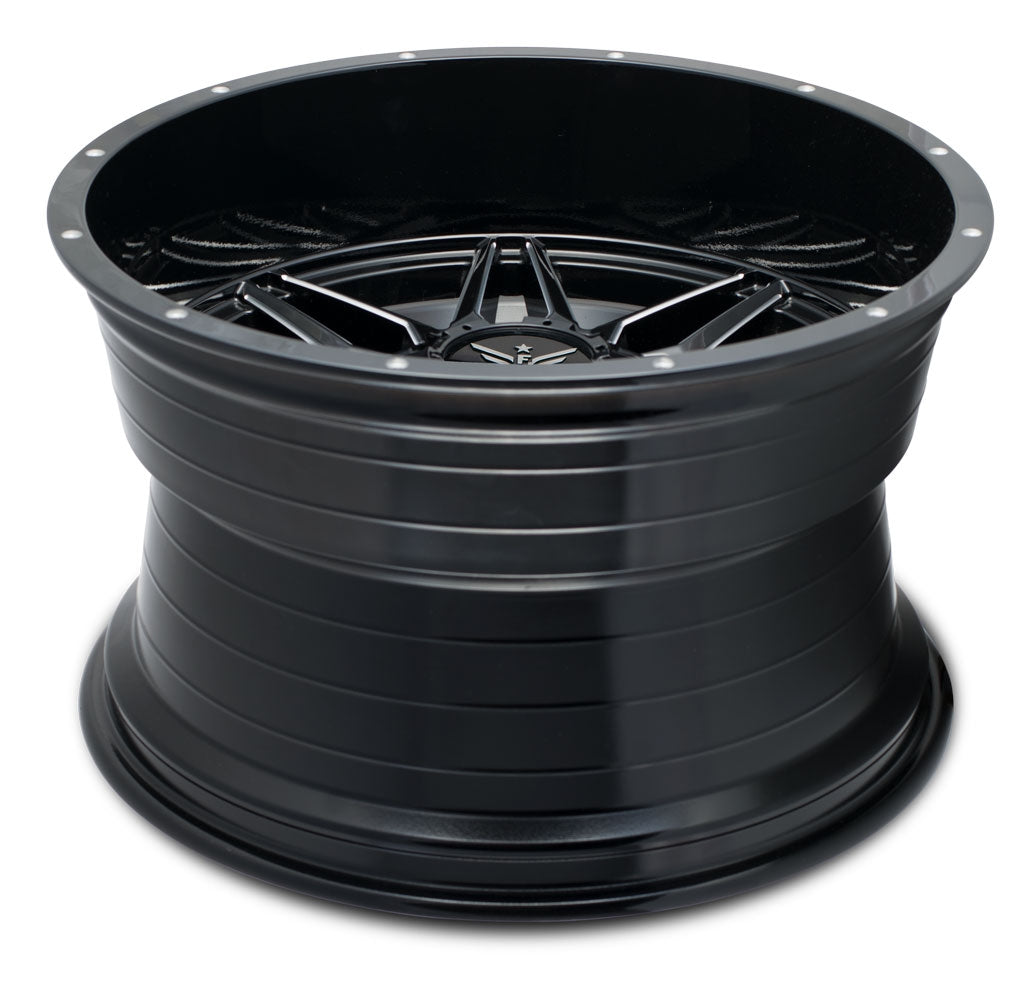 20x10 Force Off-Road F10 Gloss Black Milled 5x5.5/139.7 5x150 -12mm