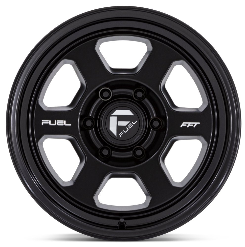 18X8.5 Fuel Off-Road Matte Black FC860 6x5.5/139.7 10mm - Flex Offroad