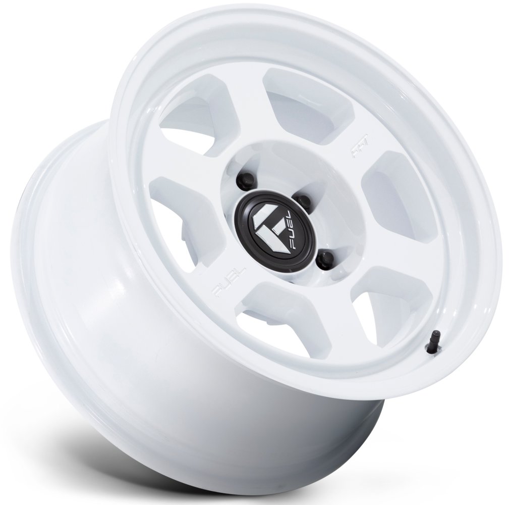 17X8.5 Fuel Off-Road Hype Gloss White FC860 6x5.5/139.7 -10mm - Flex Offroad