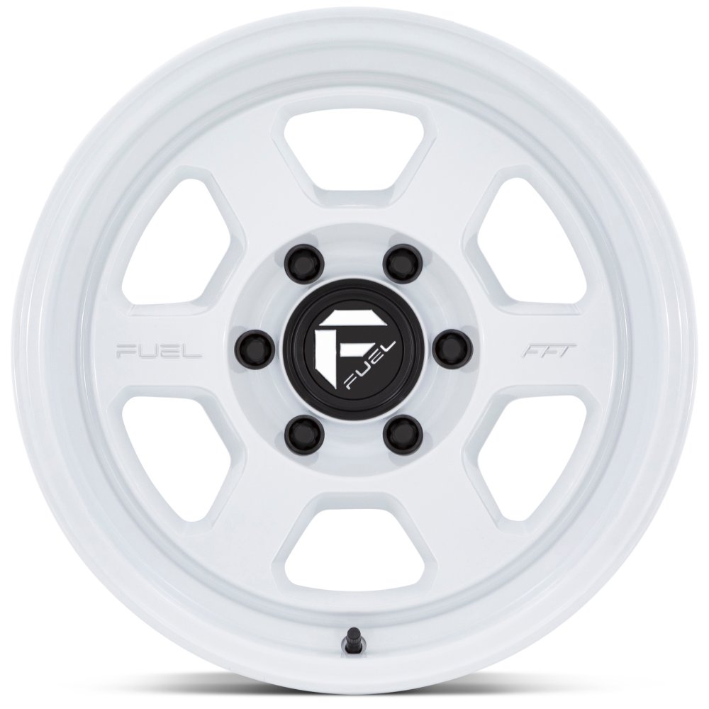 18X8.5 Fuel Off-Road Hype Gloss White FC860 5x150 10mm