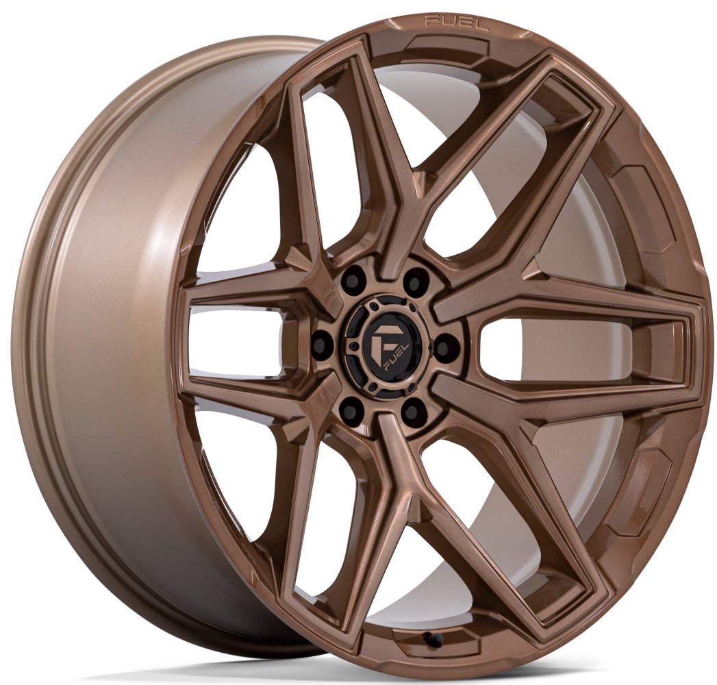 18x9 Fuel Off-Road Flux Platinum Bronze FC854 6x135 1mm - Flex Offroad