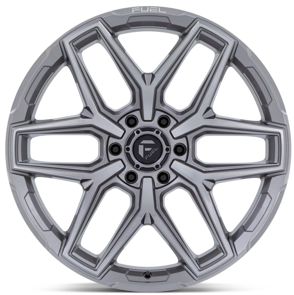 18x9 Fuel Off-Road Flux Platinum FC854 6x5.5/139.7 30mm - Flex Offroad