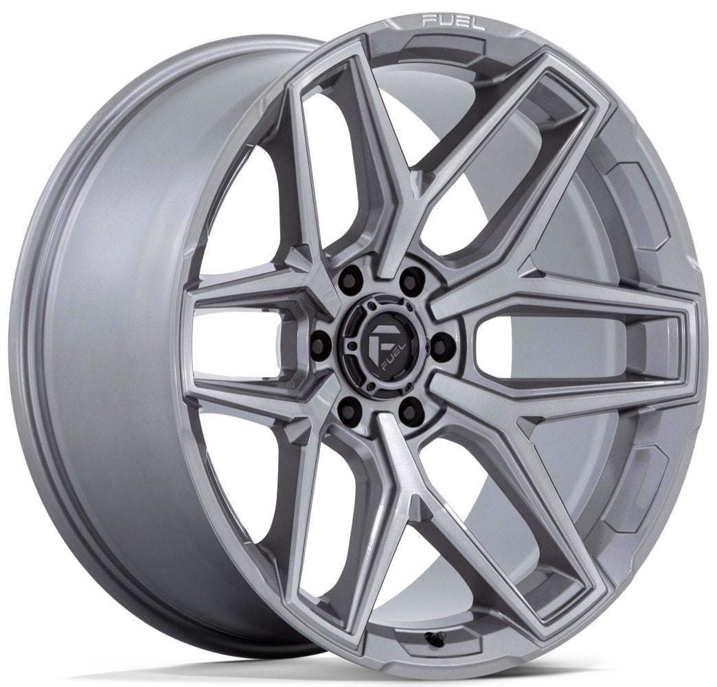 18x9 Fuel Off-Road Flux Platinum FC854 6x5.5/139.7 30mm - Flex Offroad