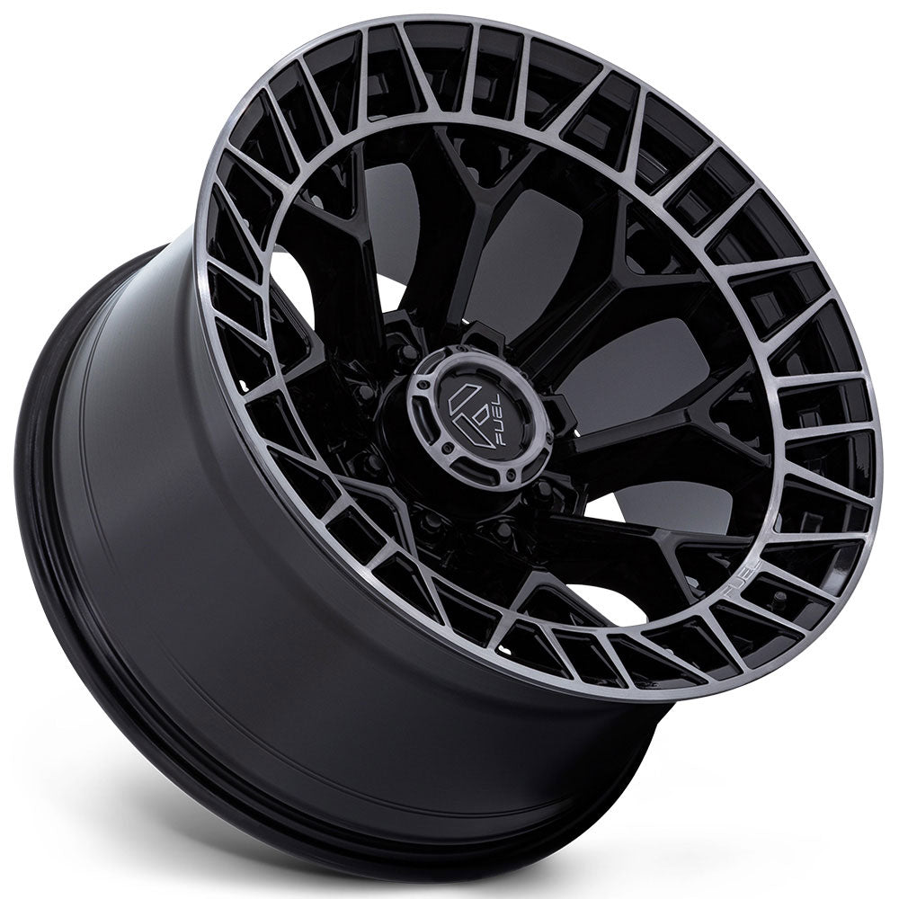 22X12 Fuel Off-Road Charger Gloss Black Brushed Dark Tint (8-Lug) FC873 (* May Require Trimming) 8x170 -44mm
