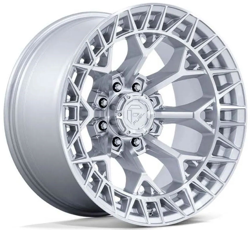 20X9 Fuel Off-Road Charger Gloss Silver Machined (8-Lug) FC873 8x170 1mm