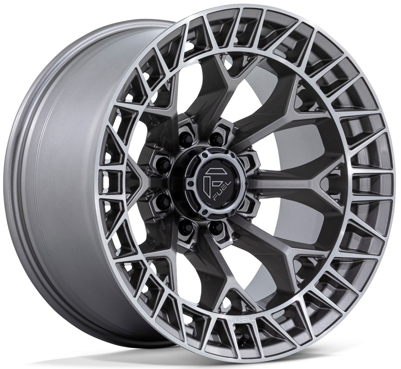 20X10 Fuel Off-Road Charger Platinum (8-Lug) FC873 8x170 -18mm