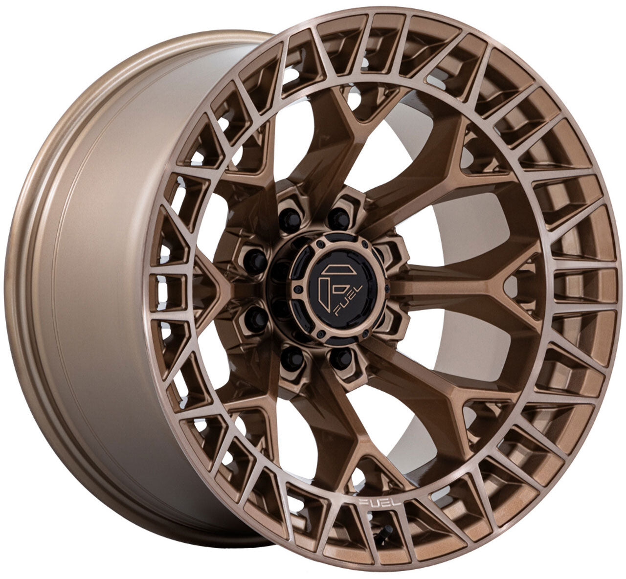 20X10 Fuel Off-Road Charger Platinum Bronze (8-Lug) FC873 (* May Require Trimming) 8x180  -18mm
