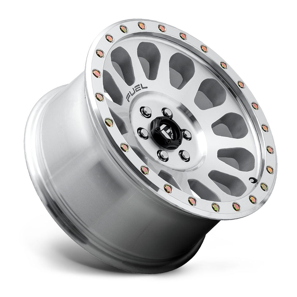 20x9 Fuel Off-Road Vector High Luster Polished D647 6x5.5/139.7 1mm - Flex Offroad