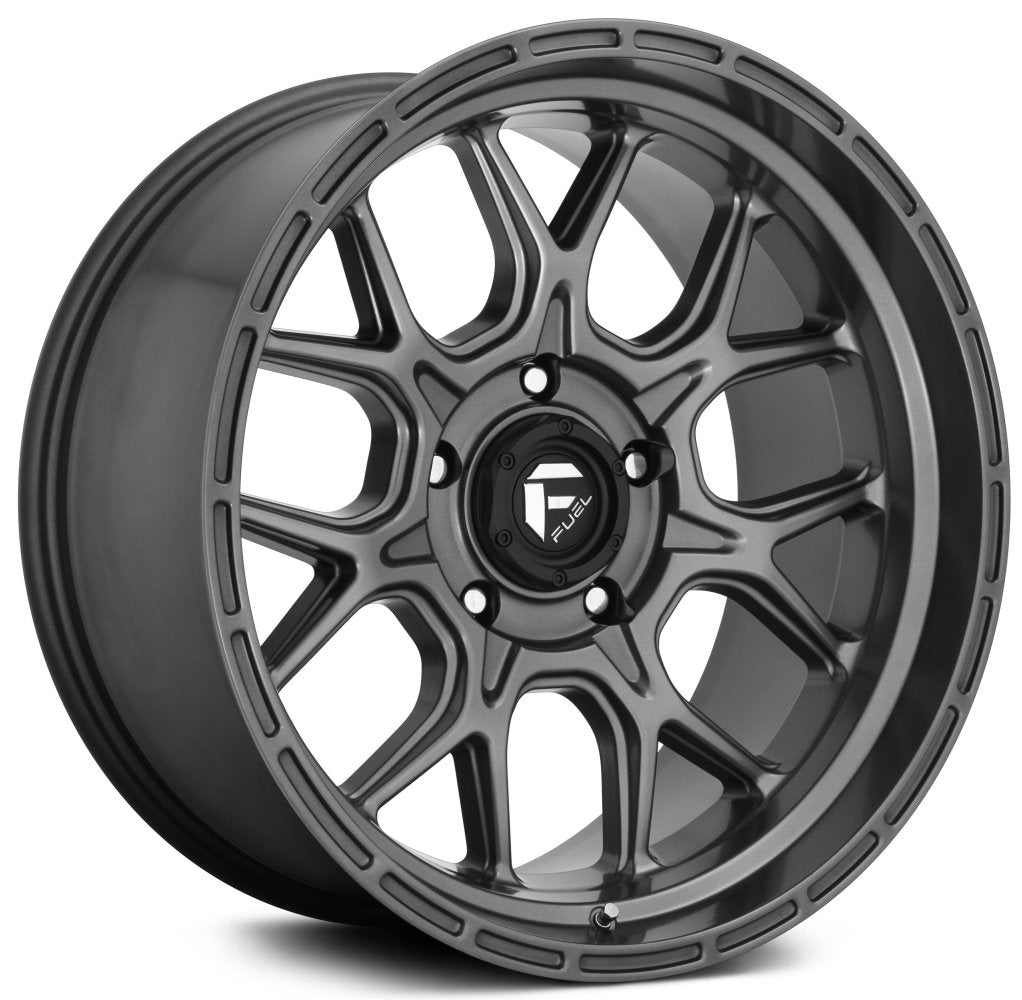 (Clearance - No Returns) 20x10 Fuel Off-Road Tech Matte Gunmetal D672 6x5.5/139.7 -18mm