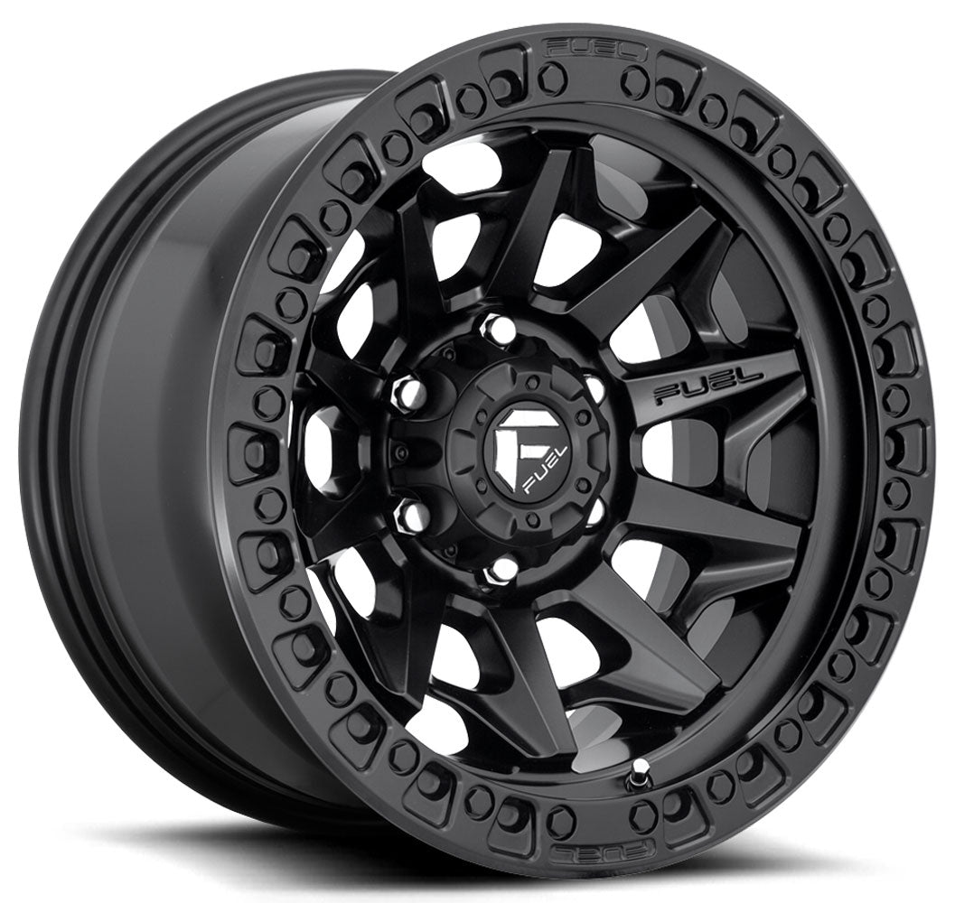 20x10 Fuel Off-Road Covert Matte Black D694 6x135 -18mm - Flex Offroad
