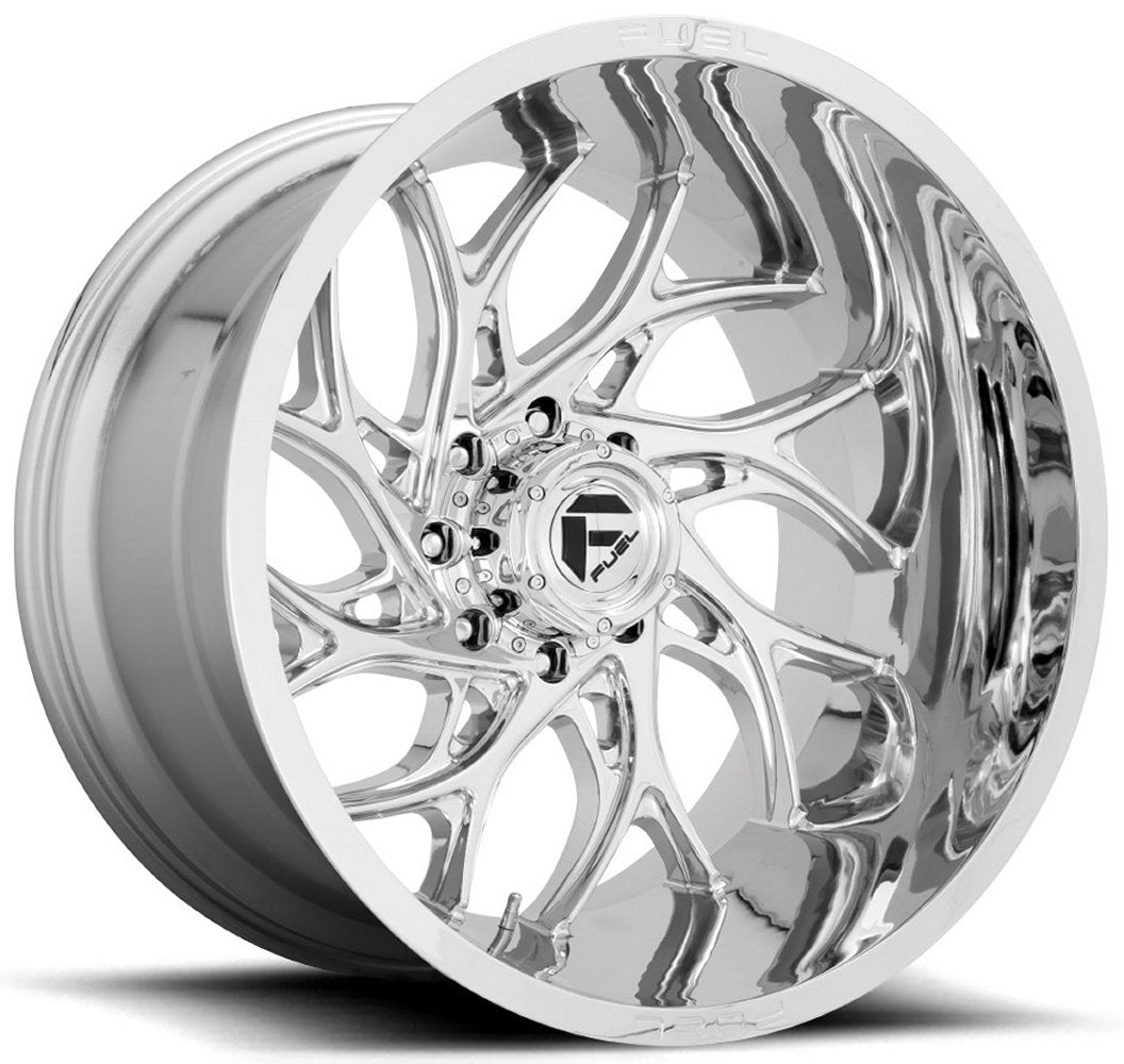 20x10 Fuel Off-Road Runner Chrome D740 8x6.5/165 -18mm - Flex Offroad