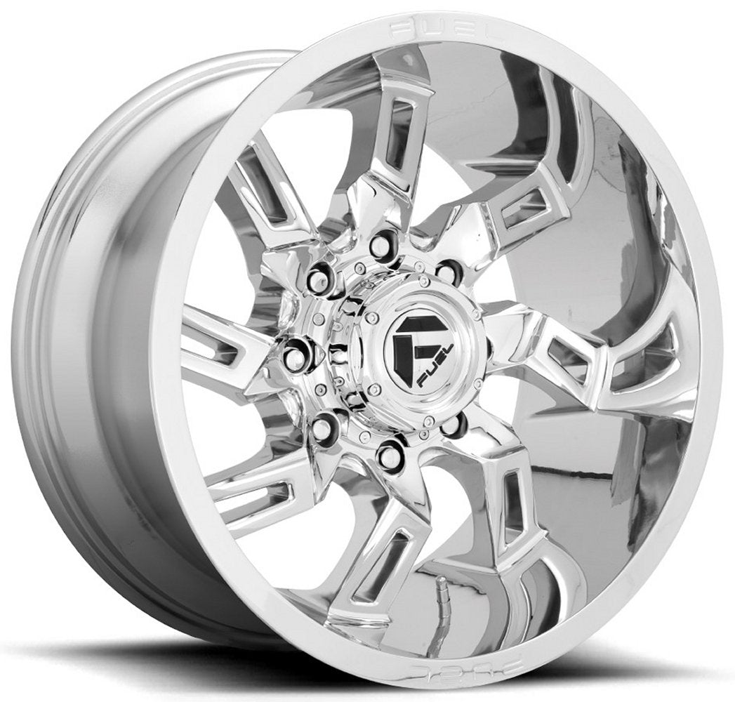 20x10 Fuel Off-Road Lockdown Chrome D746 8x180 -18mm - Flex Offroad