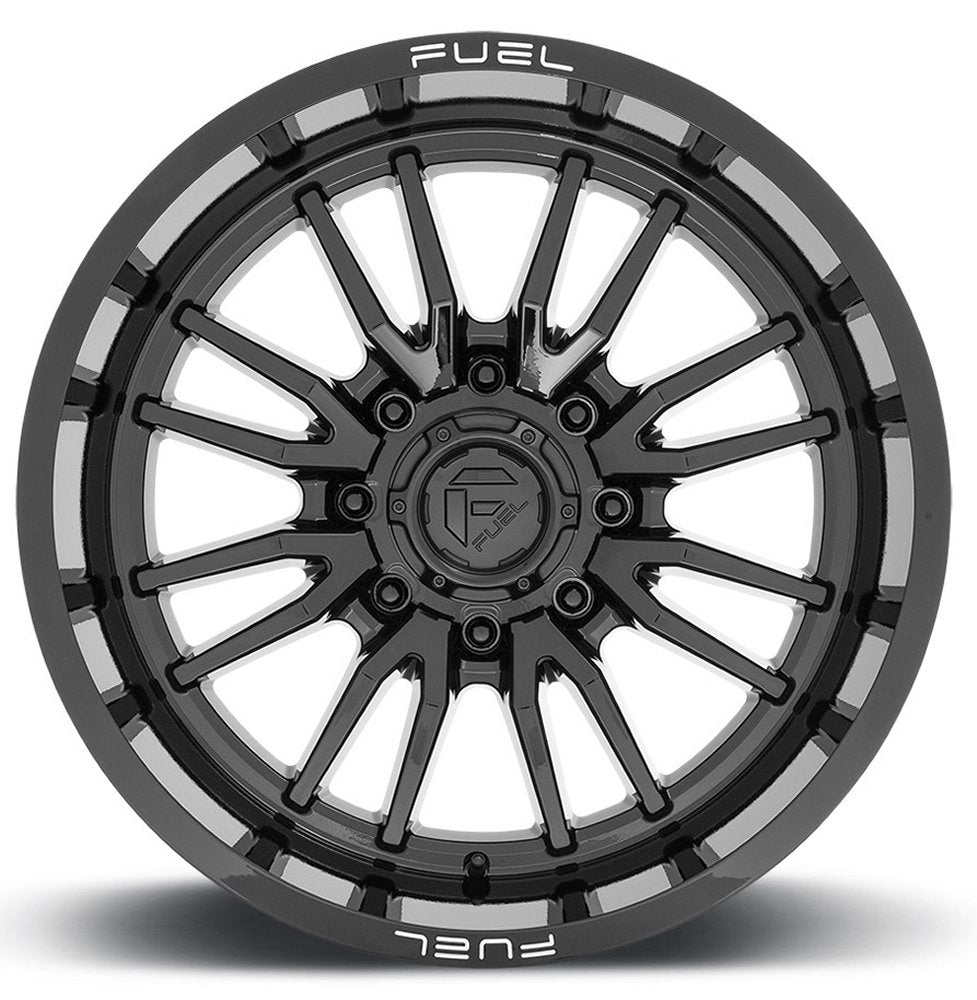 22x12 Fuel Off-Road Clash 8 Gloss Black D760 (* May Require Trimming) 8x170 -44mm - Flex Offroad