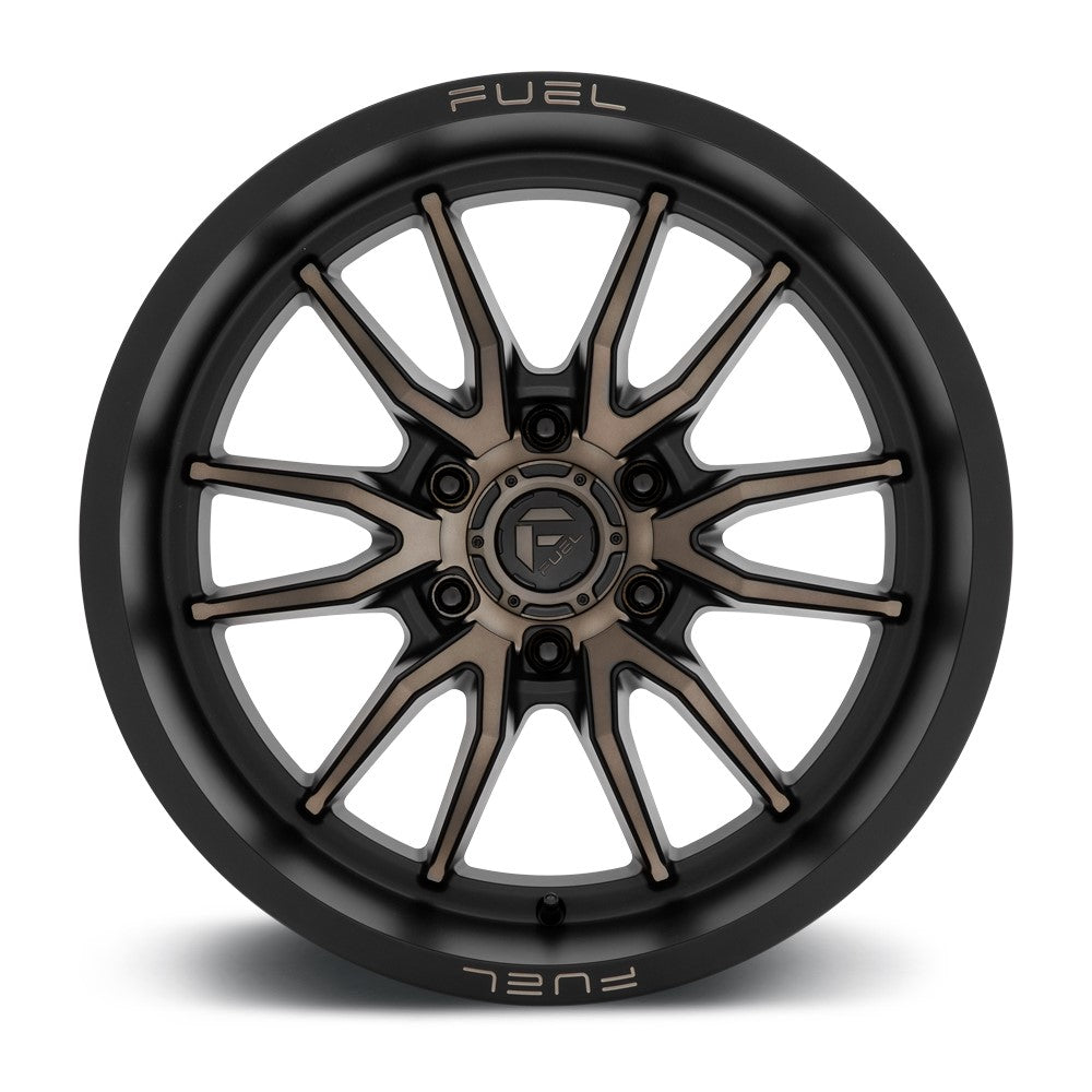 (Clearance - No Returns) 24x12 Fuel Off-Road Clash 6 Matte Black w/ Double Dark Tint D762 (* May Require Trimming) 6x135 -44mm