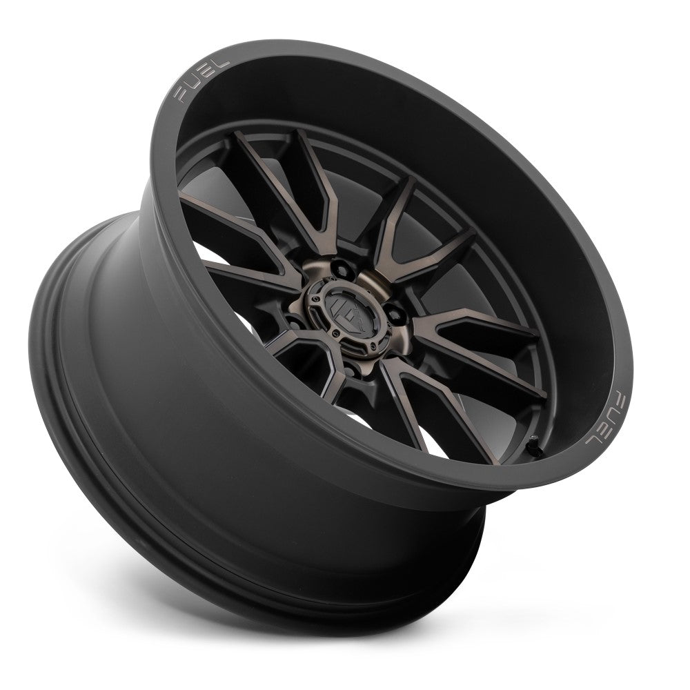 (Clearance - No Returns) 24x12 Fuel Off-Road Clash 6 Matte Black w/ Double Dark Tint D762 (* May Require Trimming) 6x135 -44mm