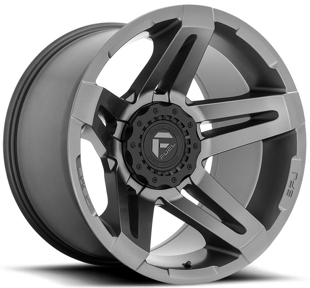 (Clearance - No Returns) 20x9 Fuel Off-Road SFJ Matte Anthracite D764 5x5/127 5x5.5/139.7 1mm - Flex Offroad