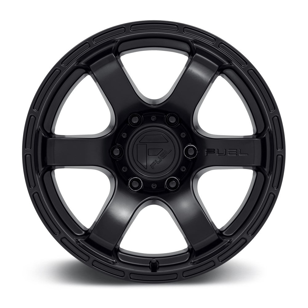 18x9 Fuel Off-Road Rush Satin Black D766 6x120 20mm - Flex Offroad