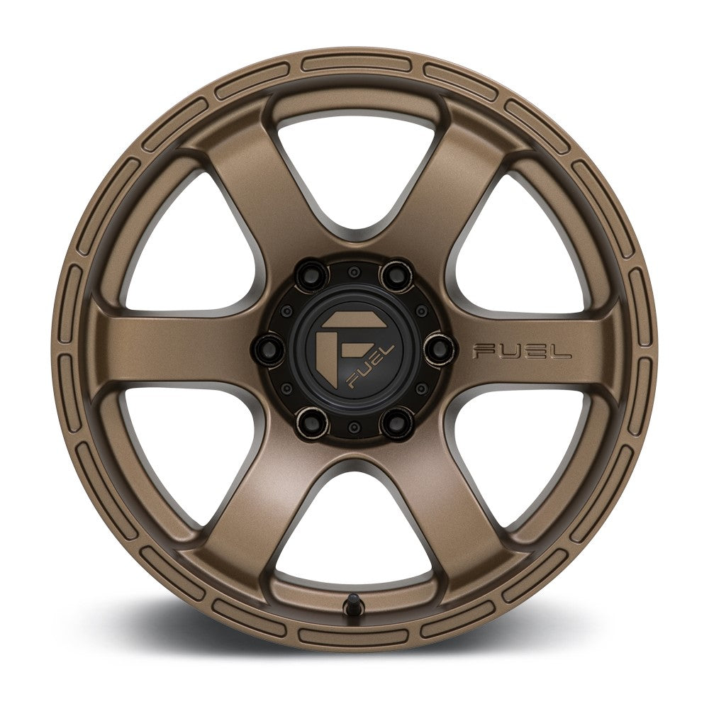18x9 Fuel Off-Road Rush Matte Bronze D768 6x5.5/139.7 1mm - Flex Offroad