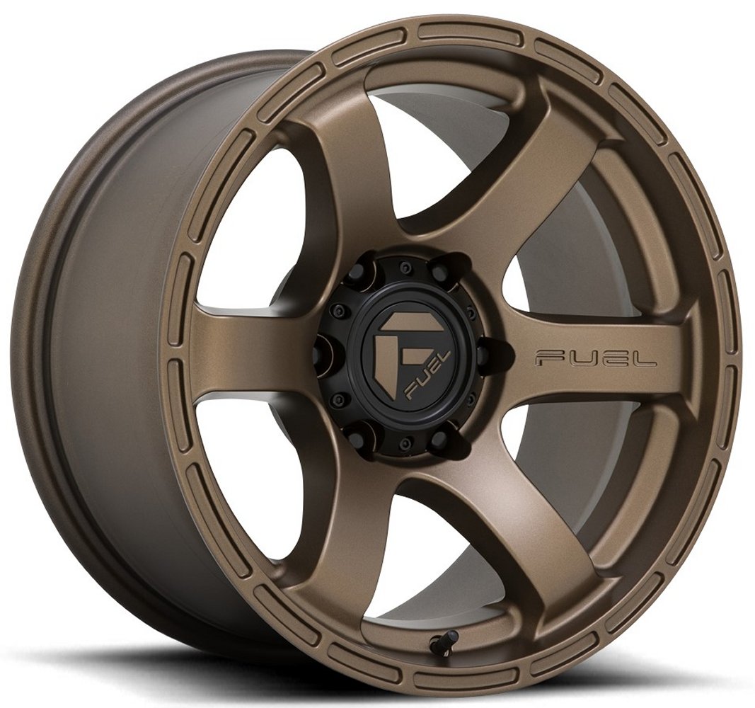 18x9 Fuel Off-Road Rush Matte Bronze D768 6x5.5/139.7 1mm - Flex Offroad