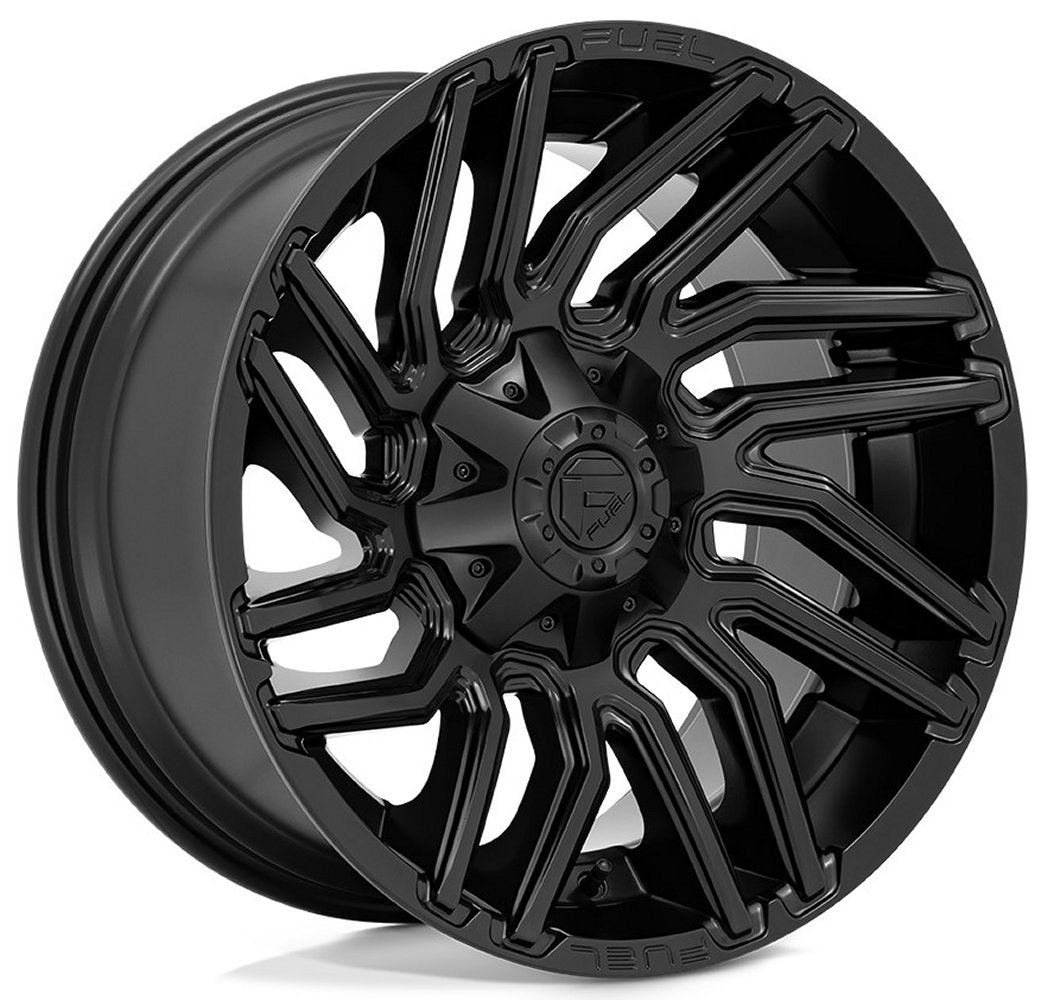 20x10 Fuel Off-Road Typhoon Matte Black D775 6x135 6x5.5/139.7 -18mm - Flex Offroad