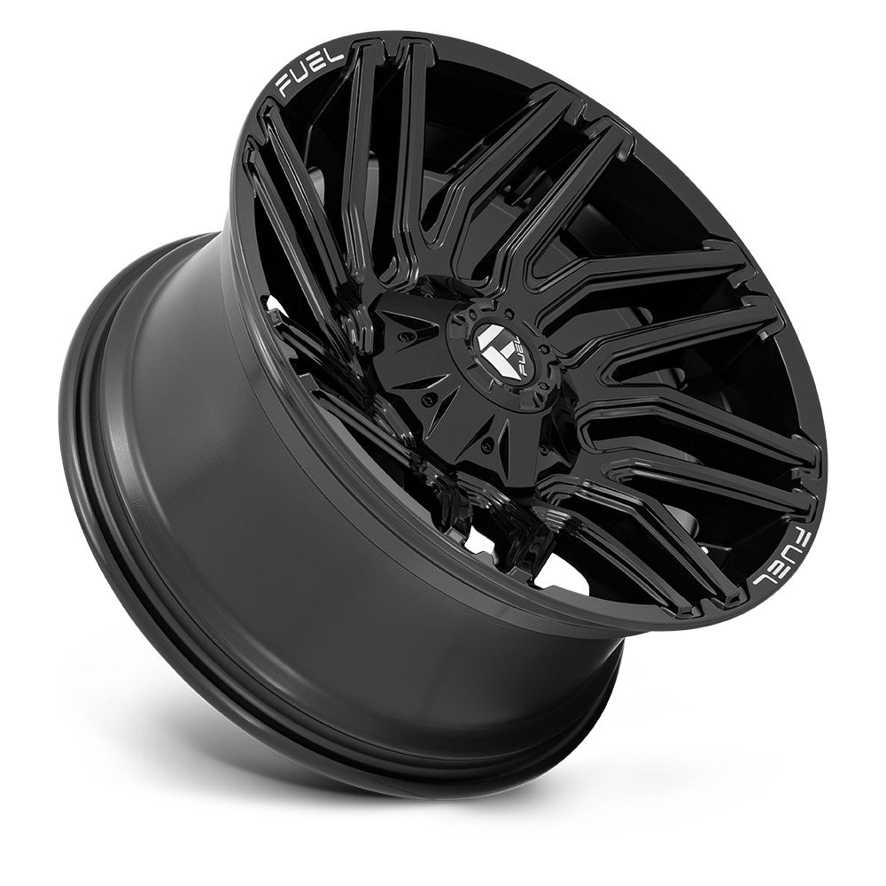 22x12 Fuel Off-Road Typhoon Gloss Black D776 6x135 6x5.5/139.7 -44mm - Flex Offroad