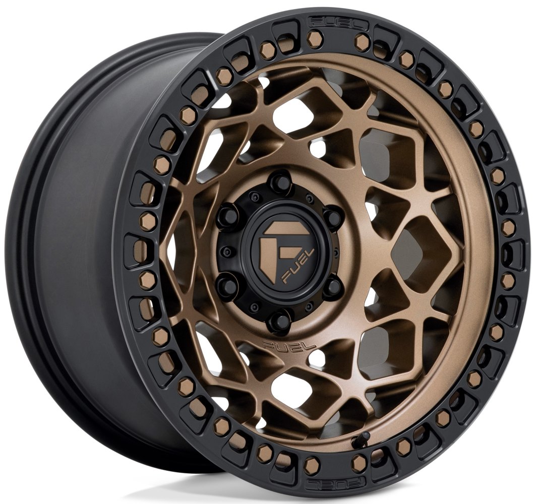17x9 Fuel Off-Road Unit Bronze w/ Matte Black Ring D785 6x5.5/139.7 1mm - Flex Offroad