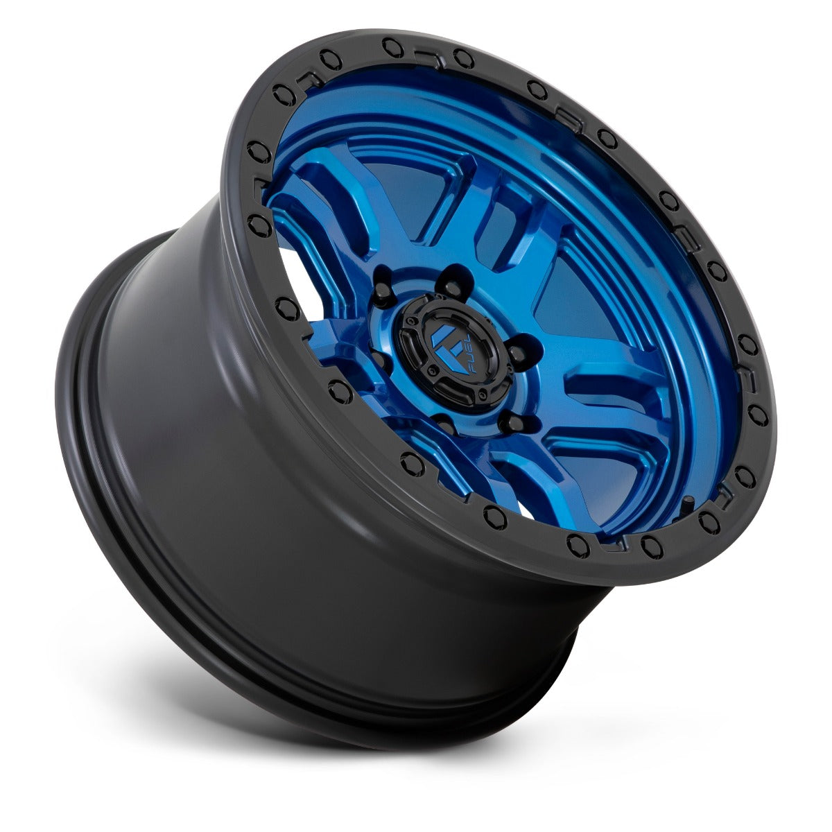 17x9 Fuel Off-Road Ammo Blue w/ Black Lip D790 5x5/127 -12mm - Flex Offroad