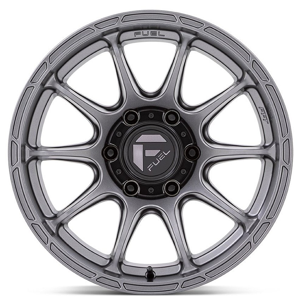 17x9 Fuel Off-Road Variant Matte Gunmetal D793 6x5.5/139.7 1mm - Flex Offroad
