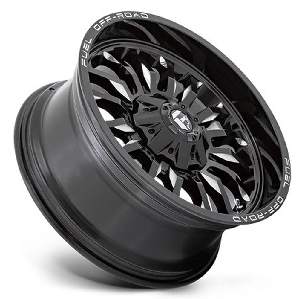 22X10 Fuel Off-Road ARC Gloss Black Milled D795 8x6.5/165 -18mm - Flex Offroad