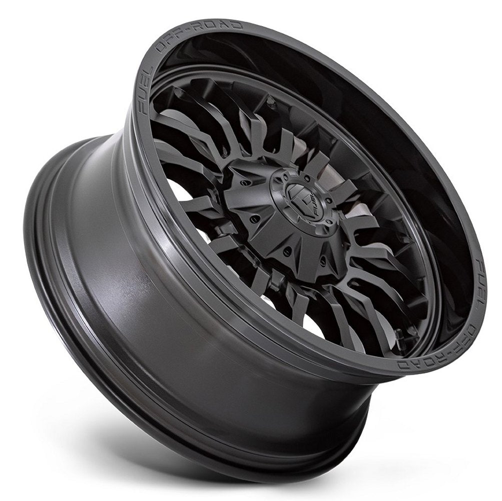 20x9 Fuel Off-Road Arc Matte Black w/ Gloss Black Lip D796 6x135 6x5.5/139.7 1mm - Flex Offroad
