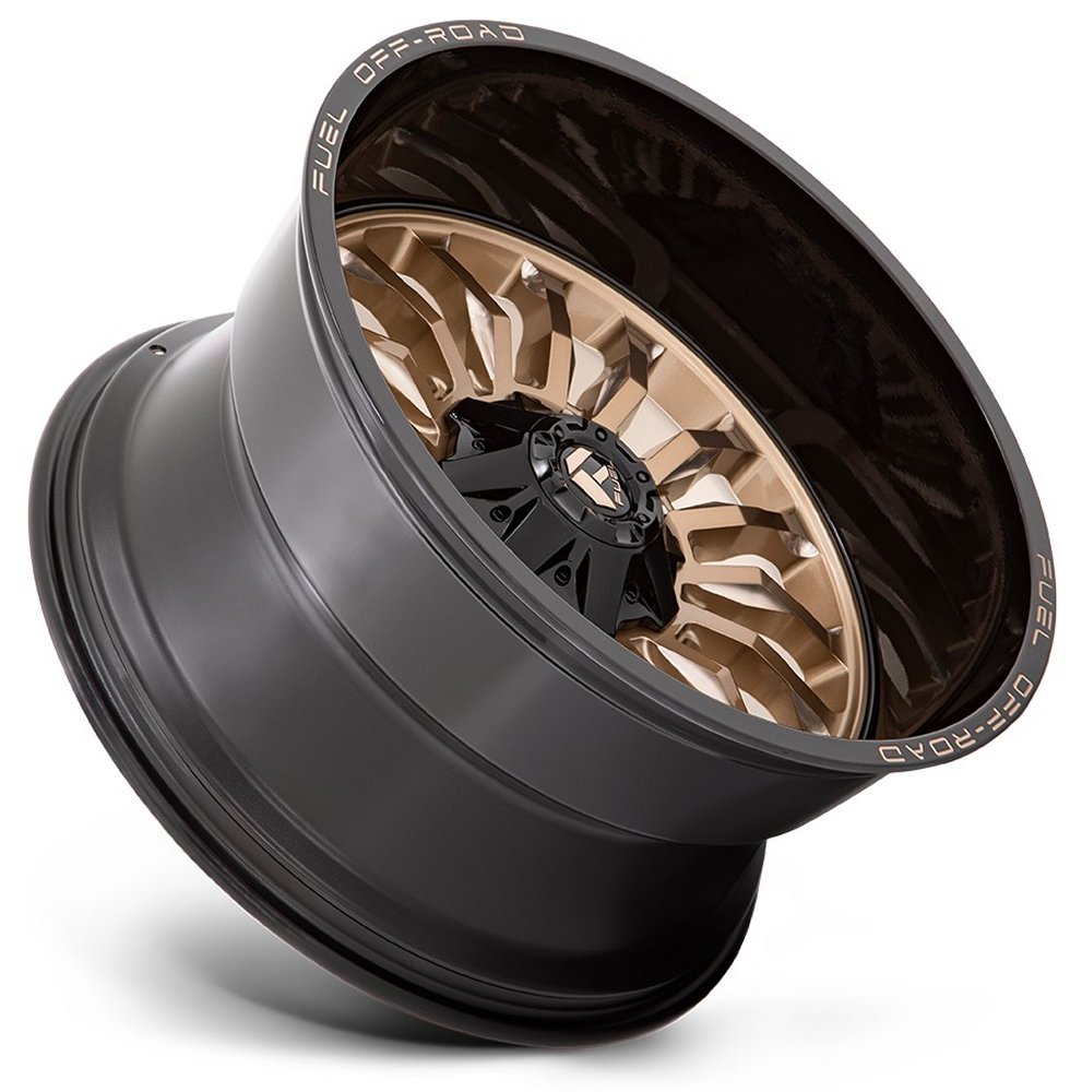 20x9 Fuel Off-Road Arc Platinum Bronze w/ Black Lip D797 5x5.5/139.7 5x5/127 1mm - Flex Offroad