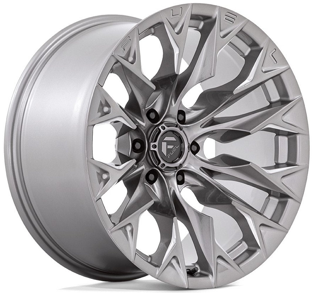 20x10 Fuel Off-Road Flame 6 Platinum D806 8x180 -18mm - Flex Offroad