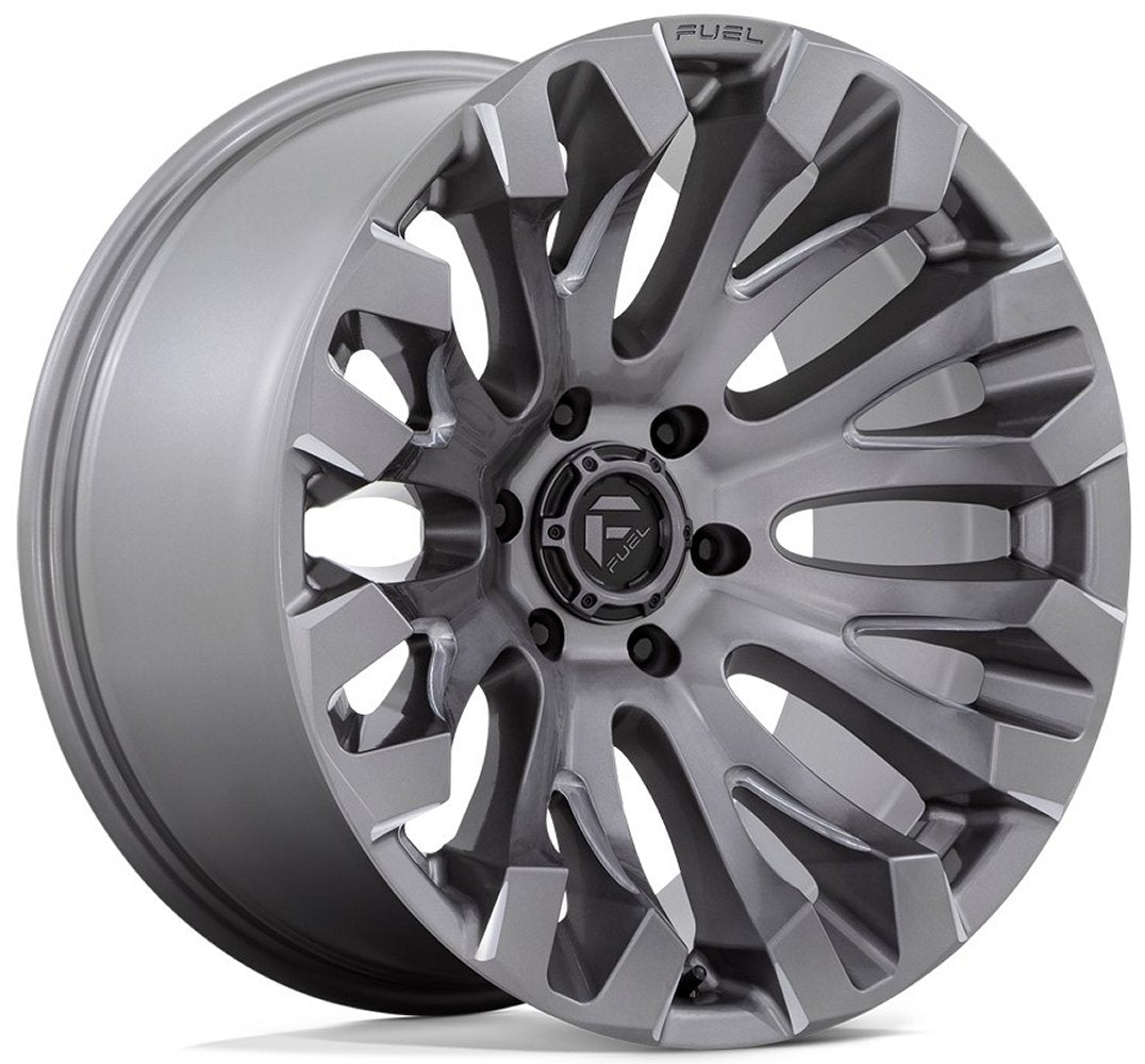 18x9 Fuel Off-Road Quake Platinum D830 6x135 1mm - Flex Offroad