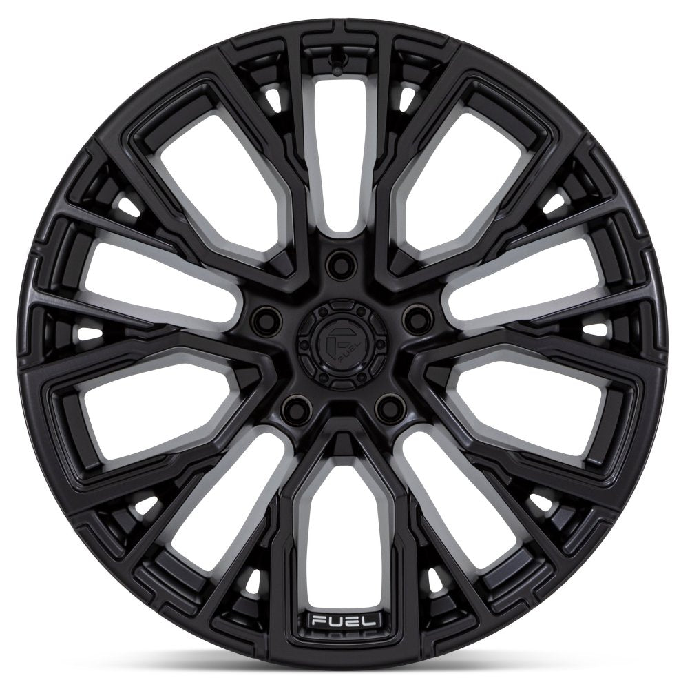 20x10 Fuel Off-Road Fuel Off-Road Rebar 5 Blackout D847 5x5.5/139.7 -18mm - Flex Offroad