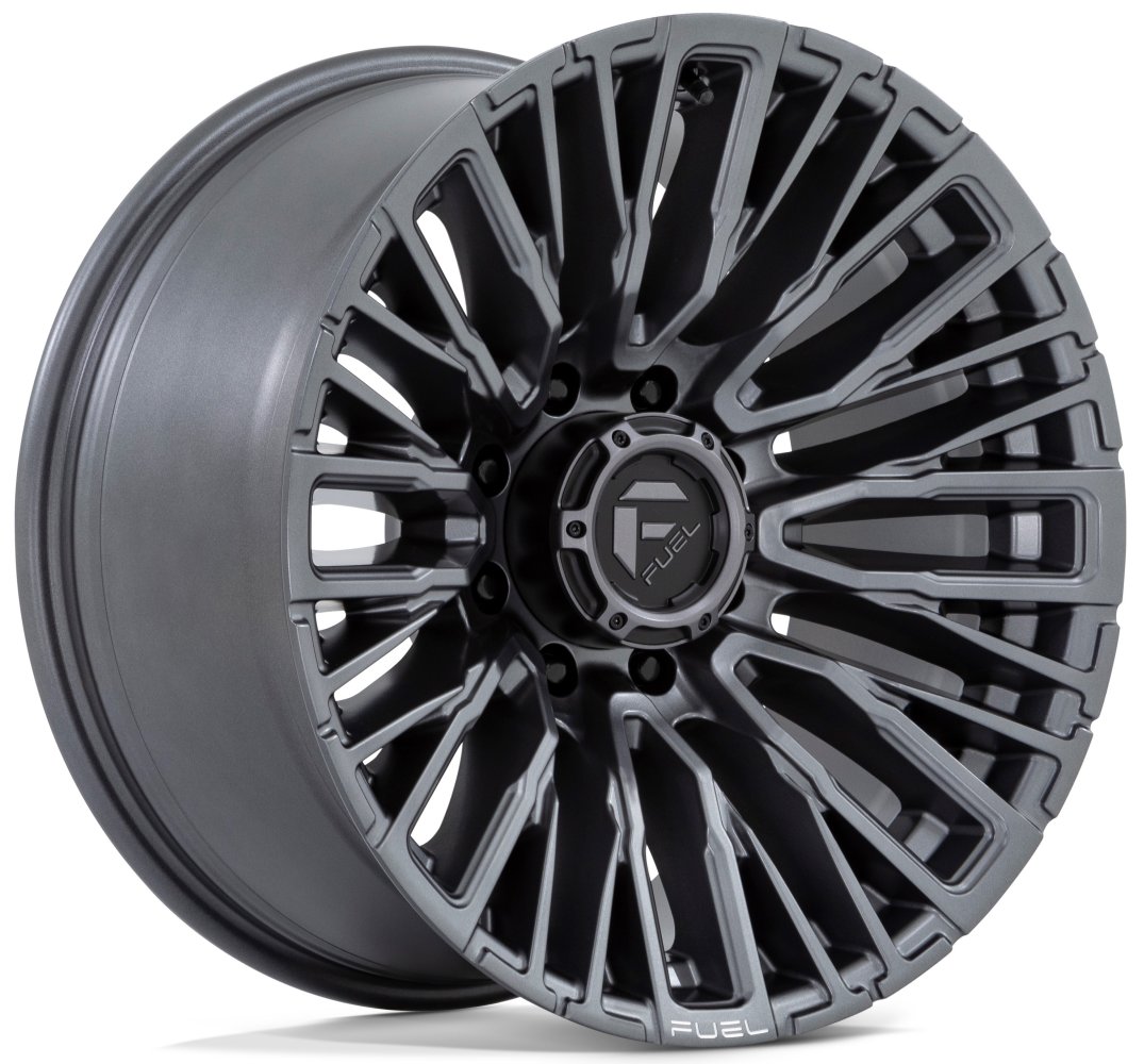 20x10 Fuel Off-Road Fuel Off-Road Rebar 8 Matte Gunmetal D848 8x180 -18mm - Flex Offroad