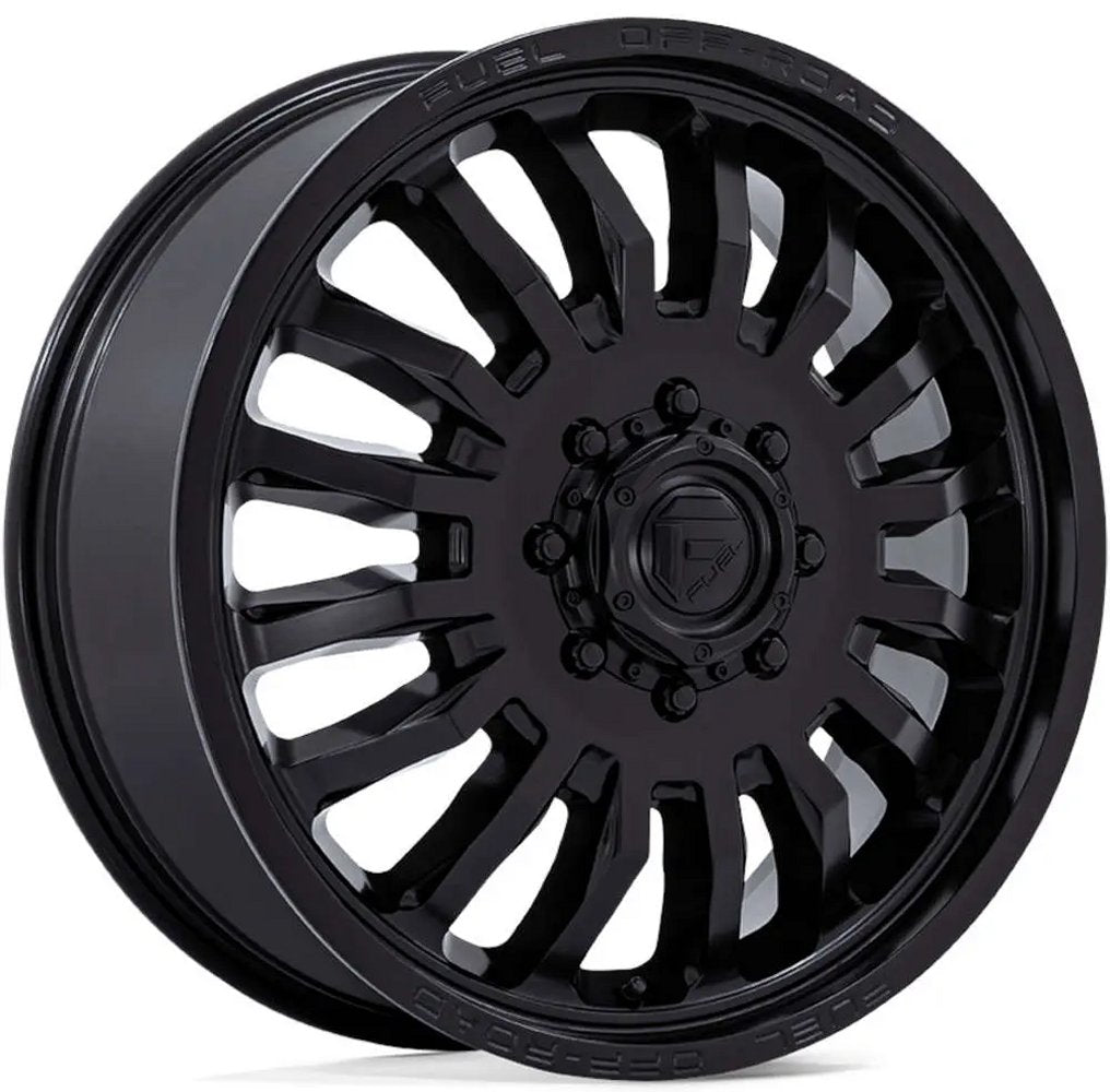 20X8.25 Fuel Off-Road ARC Blackout Dually Front D867 8X6.5/165 104MM 121.5 C.B. - Flex Offroad