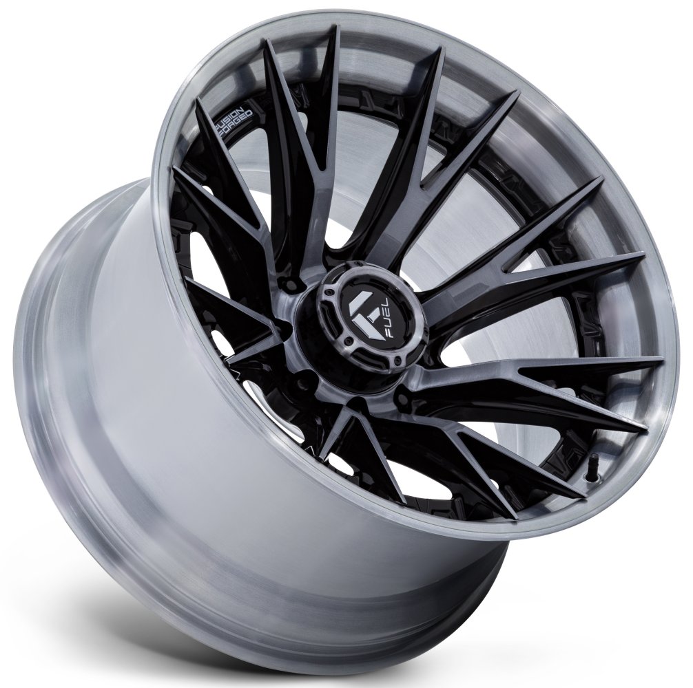 20x9 Fuel Off-Road Catalyst Gloss Black Brushed Dark Tint FC402 8x170 1mm - Flex Offroad