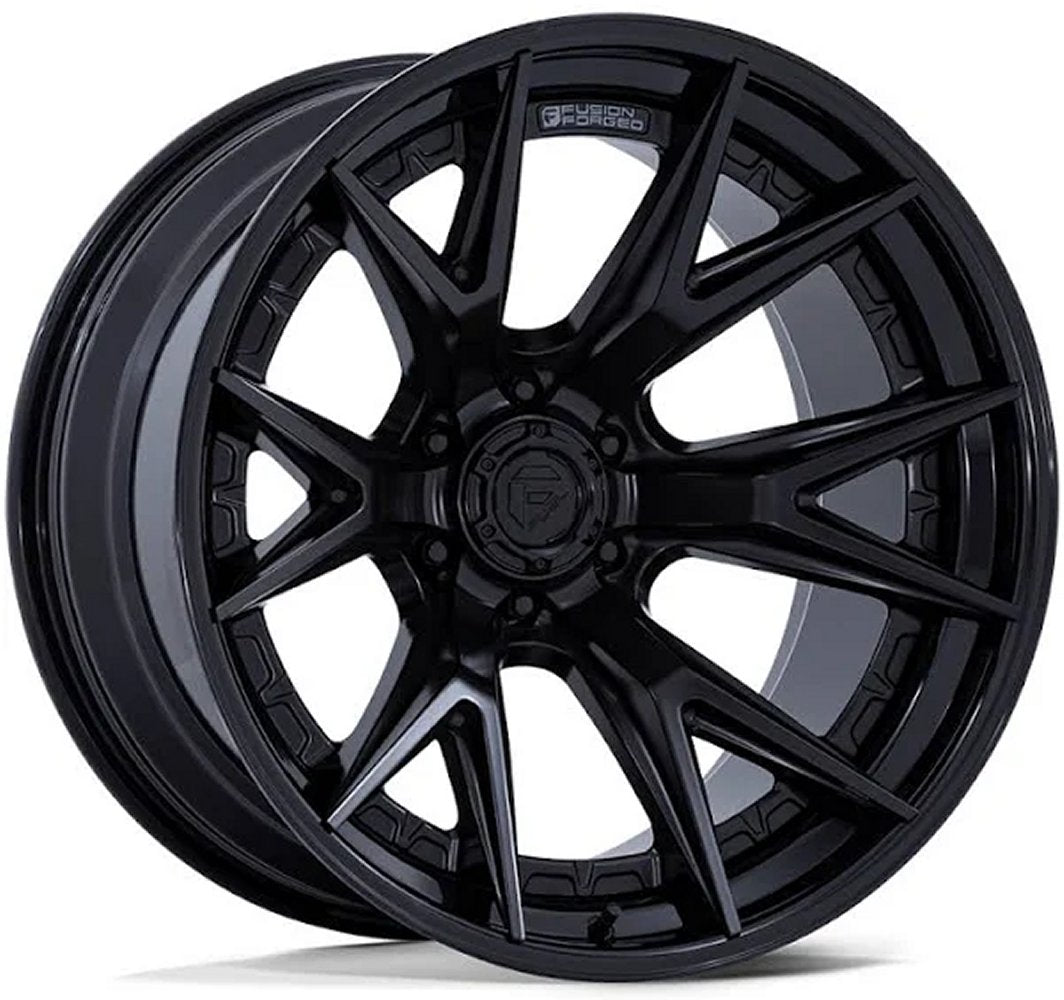 17X9 Fuel Off-Road Catalyst Matte Black w/ Gloss Black Lip (6-Lug) FC402 6x135 1mm